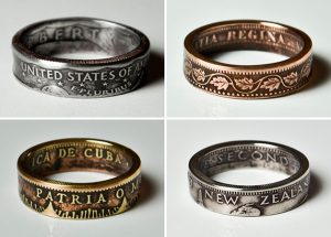 Leia mais sobre o artigo Designer cria anéis a partir de moedas mantendo o seu aspeto original